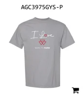 AGCO AGC3975GYS-P Футболка I Love MF серая