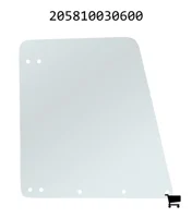 AGCO 205810030600 Стекло двери тонированное