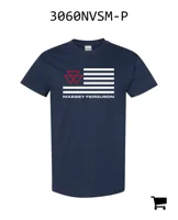 AGCO 3060NVSM-P Футболка Massey Ferguson с флагом