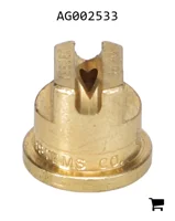 AGCO AG002533 Форсунка распылительная плоскоструйная стандартная, латунная, размер 20, 65⁰