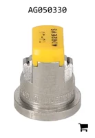 AGCO AG050330 Двухструйный плоскофакельный распылитель TwinJet Even из нержавеющей стали, 40°, размер 02