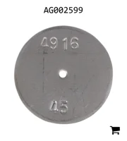 AGCO AG002599 Дроссельная шайба регулятора потока
