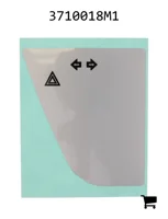 AGCO 3710018M1 Наклейка левая