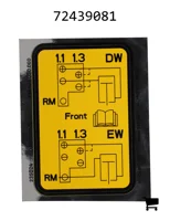 AGCO 72439081 Маркировочная табличка