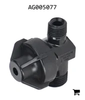 AGCO AG005077 Обратный клапан ChemSaver с диафрагмой, вход 1/4" MPT x выход 11/16"