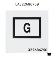 AGCO LA322686750 Декаль