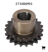 AGCO 273486M91 Звездочка в сборе, 20 зубьев, шаг 1/2"