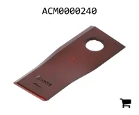 AGCO ACM0000240 Нож дисковой косилки, вращение по часовой стрелке, 11 градусов