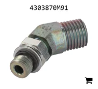 AGCO 4303870M91 Угловой соединитель