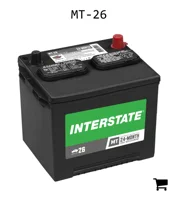 AGCO MT-26 Аккумуляторная батарея Interstate MT-26