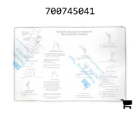 AGCO 700745041 Информационная наклейка