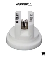 AGCO AG008011 Распылитель плоскоструйный TeeJet с расширенным диапазоном, 110°, размер 08, нержавеющая сталь с цветовой кодировкой VisiFlo