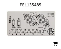 AGCO FEL135485 Декаль