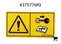 AGCO 4375776M1 Декаль