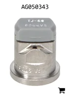 AGCO AG050343 Двухфакельный распылитель TwinJet из нержавеющей стали, 80°, размер 06