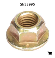 AGCO SN53095 Шестигранная гайка с фланцем и фиксатором