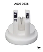 AGCO AG052638 Распылитель плоскоструйный TeeJet с расширенным диапазоном, 110°, размер 08, керамический с полипропиленовой цветовой кодировкой VisiFlo