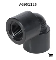 AGCO AG051125 Отвод полипропиленовый 90° 1/2"