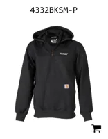 AGCO 4332BKSM-P Толстовка Fendt Carhartt Rain Defender с молнией 1/4