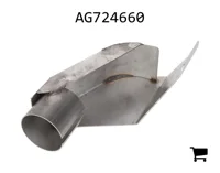 AGCO AG724660 Дефлектор левый, концевой 3"