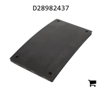 AGCO D28982437 Резиновая пластина