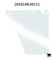AGCO 205810030111 Стекло двери прозрачное
