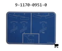AGCO 9-1170-0951-0 Декаль