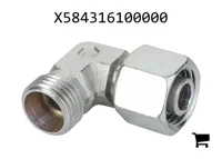 AGCO X584316100000 Регулируемый корпус соединения с резьбой