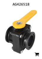 AGCO AG426518 Шаровый кран с фланцем коллектора, 2"