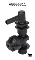 AGCO AG006311 Одинарный корпус распылителя с обратным клапаном, 3/8"