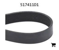 AGCO 517411D1 Поликлиновой ремень, профиль PK8