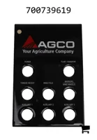 AGCO 700739619 Наклейка панели управления