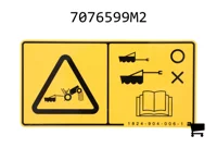 AGCO 7076599M2 Наклейка