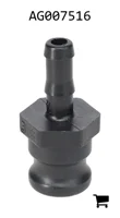 AGCO AG007516 Полимерный кулачковый адаптер 3/4" Male X 1/2" Hose Shank