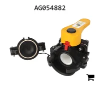 AGCO AG054882 Полипропиленовая муфта 2" Dry-Mate с внутренней резьбой NPT и уплотнениями FKM