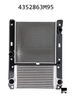 AGCO 4352863M95 Радиатор в сборе с охладителем наддувочного воздуха