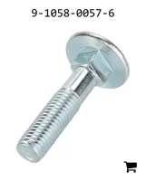 AGCO 9-1058-0057-6 Болт каретный с круглой головкой и квадратным подголовком
