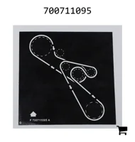 AGCO 700711095 Наклейка правая