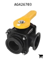 AGCO AG426703 Шаровой клапан манифольда 2" 3-ходовой боковой загрузки с полным отверстием
