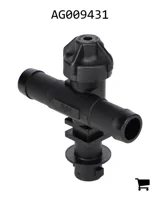 AGCO AG009431 Тройник корпуса распылителя с обратным клапаном, 3/4"