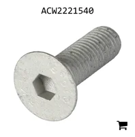 AGCO ACW2221540 Винт с потайной головкой и шлицем