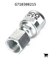 AGCO G710308215 Фитинг обрезной 1,6", стебель шестигранный 22 мм