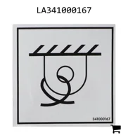 AGCO LA341000167 Декаль