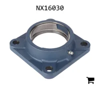 AGCO NX16030 Подшипниковый узел с четырьмя болтами, чугунный корпус