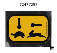 AGCO 72477257 Маркировочная табличка