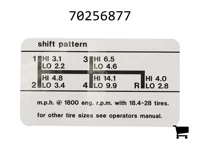 AGCO 70256877 Декаль