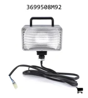 AGCO 3699508M92 Фонарь рабочего освещения, задний, лампа H3