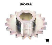 AGCO BA5066 Звездочка, #40, шестигранник 7/8", 18 зубьев