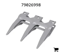 AGCO 79026998 Защита ножа SCH 17 мм, тройная, серая, квадратное отверстие