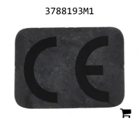 AGCO 3788193M1 Наклейка двигателя